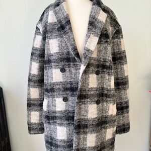 Zara wool blend coat - new with tag - unisex